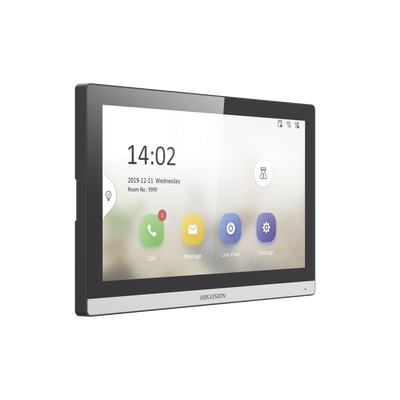 Monitor IP WiFi Touch Screen 7" para Videoportero IP / Vídeo en Vivo / PoE Estándar / Apertura Remota / Llamada Entre Monitores / Audio bidireccional / Borde slim