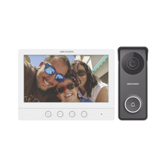 Kit de Videoportero TurboHD con Pantalla LCD a Color de 7" / Frente de Calle para Exterior de Metal / 720p (1 Megapíxel )117° de Visión (Gran Angular)