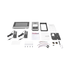 Kit de Videoportero IP PoE Estandar con llamada a App de Smartphone (Hik-Connect) / Apertura con Tarjeta MIFARE / Frente de calle IK08 & IP65 / Soporta 2 puertas