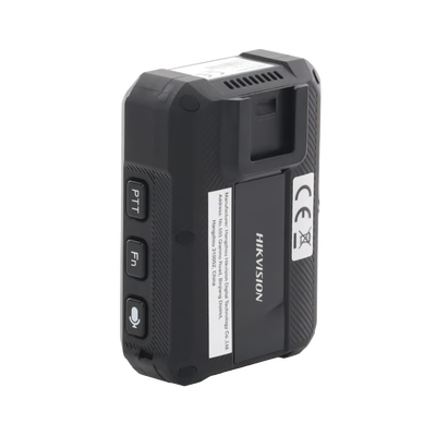 Body Camera Portátil / Grabación a 1920 × 1080p / Pantalla Frontal 1.77" TFT / Conexión Remota 4G / WiFi / GPS / Fotos de Hasta 40 Megapixel / IP68 / H.265 / 128 GB de Almacenamiento / Microfono Integrado