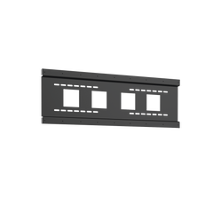 Montaje de Pared para Dockstation BodyCam / Compatible con DSMDS003 y DSMDS005 / Soporta 4 módulos de expansión