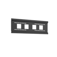 Montaje de Pared para Dockstation BodyCam / Compatible con DSMDS003 y DSMDS005 / Soporta 4 módulos de expansión