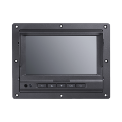 Monitor Táctil (Touch) y Botones de 7" LCD /  Compatible con DVR Móvil HIKVISION / Conector Tipo Aviación
