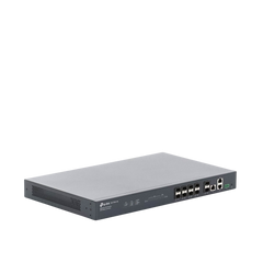 Deltra Stream - OLT de 8 Puertos GPON  / Conexión Hasta 1,024 ONUs / 1 Puerto Gigabit RJ45 Uplink / 2 Puertos SFP+ 10GbE Uplink / Fuentes Redundantes AC-AC (incluidas) /  Administración desde la Nube Sin Costo (DPMS)