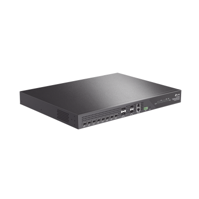 Deltra Stream - OLT de 8 Puertos XGSPON & GPON Combo / Conexión Hasta 2,048 ONUs / 2 Puerto 40G QSFP+ Uplink / 2 Puertos SFP+ 10G Uplink / Fuentes Redundantes AC-AC (incluidas) /  Administración desde la Nube Sin Costo (DPMS)