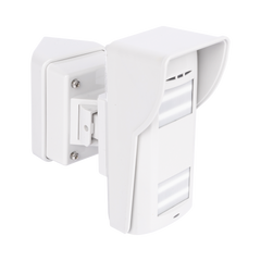 (AX HUB) Detector Dual-Tech Inalámbrico para Exterior + Montaje de Pared + Adaptador