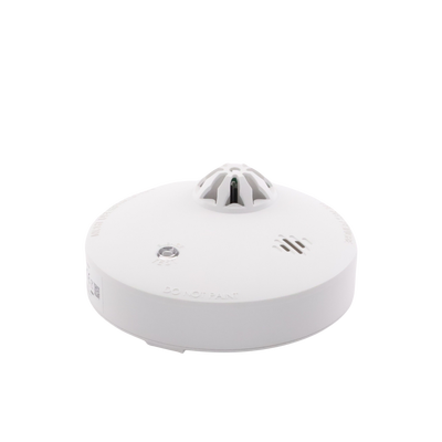 (AX PRO) Detector de Temperatura Inalámbrico para Panel de Alarma HIKVISION / Interior / Soporta Funcionalidad Autónoma / Alerta cuando Excede los 57°C / No compatible con el panel DS-PHA64-LP