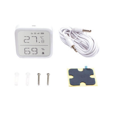 (AX PRO) Detector de Temperatura y Detector de Humedad Inalámbrico / 2.7" de Tamaño / Uso en Interior / Rango de Detección desde  -35°C hasta 99°C
