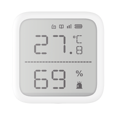 (AX PRO) Detector de Temperatura y Detector de Humedad Inalámbrico / 2.7" de Tamaño / Uso en Interior / Rango de Detección desde  -35°C hasta 99°C