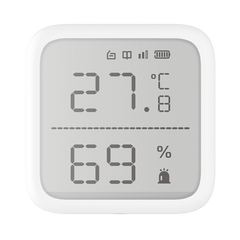 (AX PRO) Detector de Temperatura y Detector de Humedad Inalámbrico / 2.7" de Tamaño / Uso en Interior / Rango de Detección desde  -35°C hasta 99°C