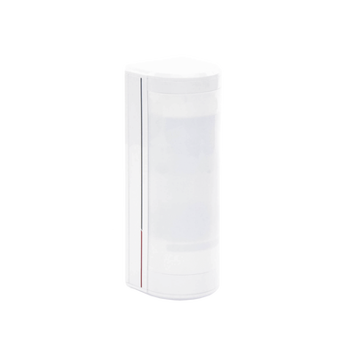 Detector de Movimiento Exterior Cableado / 15 Metros de Detección / Ángulo de Cobertura de 90° / Movilidad de Lente en Eje de 180° / Inmunidad a Mascotas de 45Kg / Exterior IP65 / Doble Tecnología Microondas y PIR