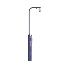 Estación de Pánico con Videollamada (Cámara de 2 Megapixel) / Sirena Integrada (Azul y Rojo) / Alarma Integrada / Protección IP65 / Montaje para Colocar PTZ