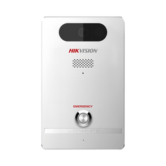 Estación de Alarma de Pánico / Cámara de 4 Megapixel / Micrófono Integrado / Exterior IP65 / Protección IK10 / PoE / 10 mts IR  / Entradas y Salidas de Alarma