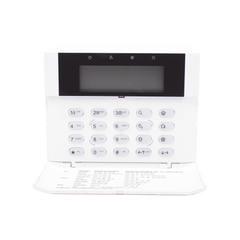 (AX HYBRID PRO) Teclado Compatible con el Panel Hybrid Pro Hikvision DS-PHA64-LP y DS-PHA64-LP(B) / Pantalla LCD / 2 zonas cableadas / 1 salida de alarma / 64 Llaveros