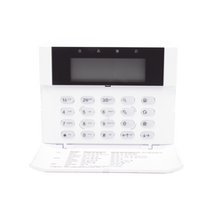 (AX HYBRID PRO) Teclado Compatible con el Panel Hybrid Pro Hikvision DS-PHA64-LP y DS-PHA64-LP(B) / Pantalla LCD / 2 zonas cableadas / 1 salida de alarma / 64 Llaveros