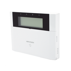 (AX HYBRID PRO) Teclado Compatible con el Panel Hybrid Pro Hikvision DS-PHA64-LP y DS-PHA64-LP(B) / Pantalla LCD / 2 zonas cableadas / 1 salida de alarma / 64 Llaveros