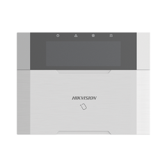 (AX HYBRID PRO) Teclado Compatible con el Panel Hybrid Pro Hikvision DS-PHA64-LP y DS-PHA64-LP(B) / Pantalla LCD / 2 zonas cableadas / 1 salida de alarma / 64 Llaveros