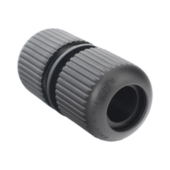Protector para Exterior IP68 / Adaptador para el Conector Tipo Plug (12 Vcc) en Cámaras Epcom / Color Negro / Hikvision / Hilook