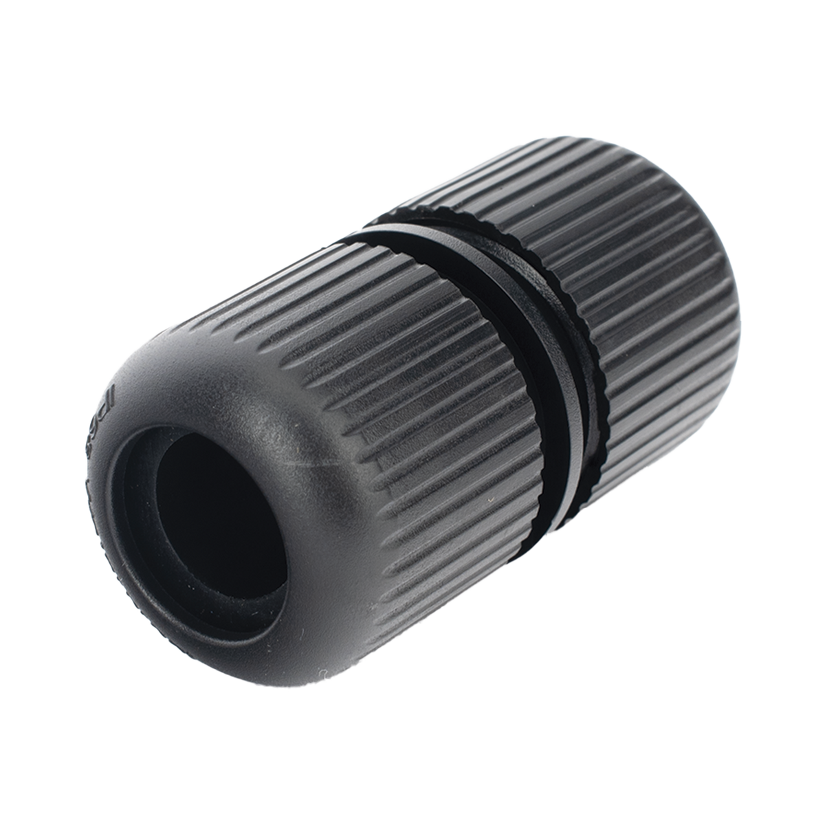 Protector para Exterior IP68 / Adaptador para el Conector Tipo Plug (12 Vcc) en Cámaras Epcom / Color Negro / Hikvision / Hilook