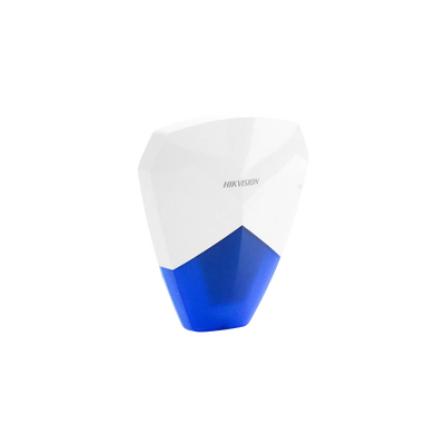 Sirena Estrobo Cableada Hikvision / Ideal para cualquier Panel de Alarma / Azul / 105 dB / Proteccón IP54