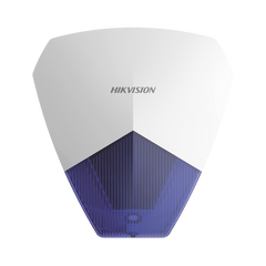 Sirena Estrobo Cableada Hikvision / Ideal para cualquier Panel de Alarma / Azul / 105 dB / Proteccón IP54