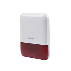 (AX PRO) Sirena Inalámbrica con Estrobo Rojo para Exterior IP65 / 110 dB