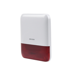 (AX PRO) Sirena Inalámbrica con Estrobo Rojo para Exterior IP65 / 110 dB
