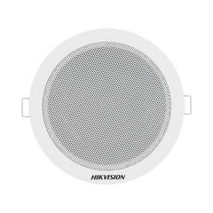 Altavoz Montaje en Plafón / 6 Watts / 100 V / Rejilla de Metal / Color Blanco / Uso Interior