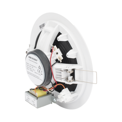 Altavoz Montaje en Plafón / 6 Watts / 100 V / Rejilla de Metal / Color Blanco / Uso Interior