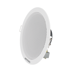 Altavoz Montaje en Plafón / 6 Watts / 100 V / Rejilla de Metal / Color Blanco / Uso Interior