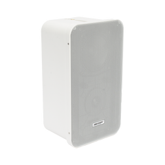 Altavoz Tipo Columna | 20 Watts | 100 V | Rejilla de Metal | Color Blanco | Montaje en L | Exterior IP66