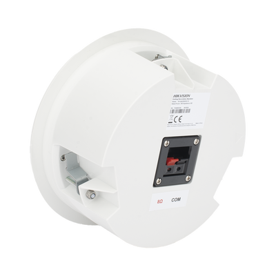 Altavoz Secundario para Montaje en Plafón / 3 Watts / 8 Ohms / Compatible con Altavoz IP HIKVISION / Uso en Interior