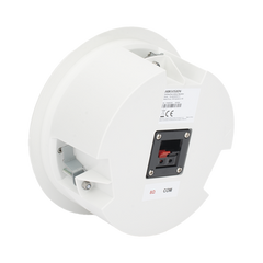 Altavoz Secundario para Montaje en Plafón / 3 Watts / 8 Ohms / Compatible con Altavoz IP HIKVISION / Uso en Interior