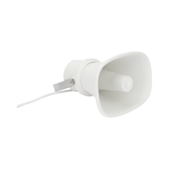Bocina (Altavoz IP ) | Tipo Trompeta | 25 Watts | 24VCD | Exterior IP67 | Metal | Entrada de alarma | Voceo en tiempo real | Calendarización de audios | Síntesis de Voz (TTS)