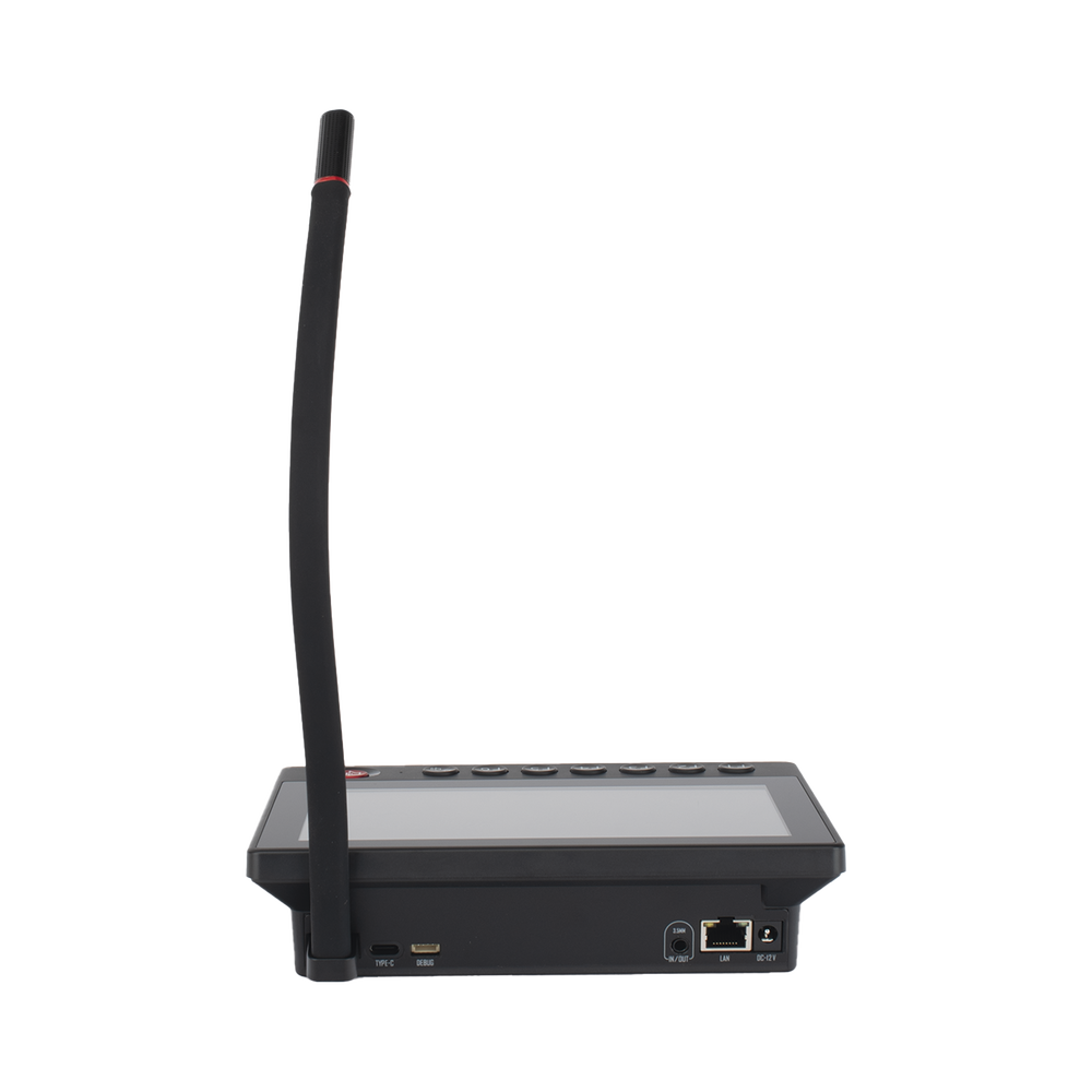 Micrófono IP | 12 VCD |  Pantalla Touch 7" | Transmisión en Tiempo Real | Integración con HikCentral Professional