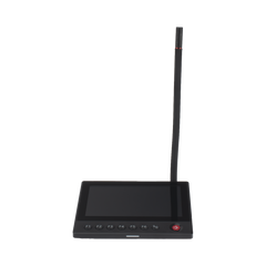 Micrófono IP | 12 VCD |  Pantalla Touch 7" | Transmisión en Tiempo Real | Integración con HikCentral Professional