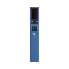 Estación de Entrada de Tickets / Pantalla LCD 10.1 Pulgadas 1080P / Lector de Tarjetas IC y CPU / Impresión Térmica / Protocolo TCP/IP / IP54 / Sistema Operativo Linux Embebido