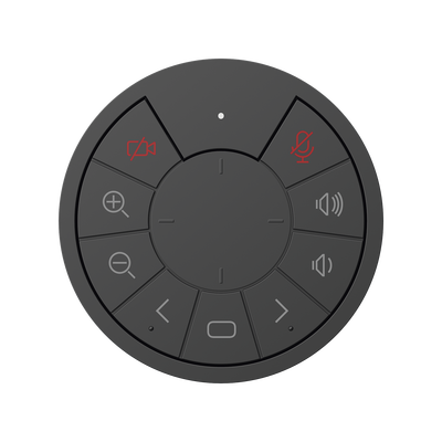 Cámara de Videoconferencias Portátil / Resolución de 2 Megaxpiel (Full HD) / 4 Micrófonos / Altavoz 5 W / Conexión USB / Control Remoto / Plug and Play  / Movimiento PTZ