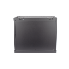 Gabinete para Montaje en Pared - Piso / Puerta de Cristal Templado / Cuerpo Fijo / 9 Unidades de Rack / 19" / Fabricado en Acero