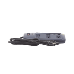 Multicontacto 8 Salidas / 120 VCA 15 A / 2160 Joules / Telco RJ11 / 6 Transformadores Simultáneos