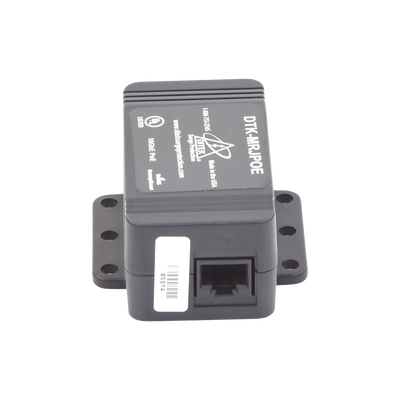 Protector Contra Sobretensiones PoE/HiPoE Hasta 10 GbE, Para Cámaras IP PoE, WAP, Control de Acceso, Iluminación PoE