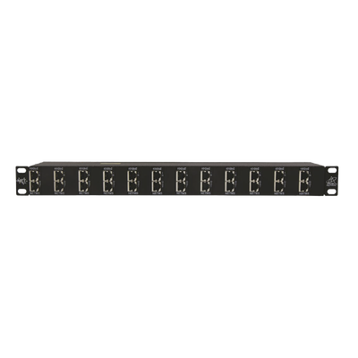 Protector de puertos IP de 12 Canales para uso en CAT5e, CAT6 y CAT6A.
