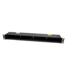 Gabinete de 24 Canales para Montaje en Rack, Compatible con el Módulo de protección DTK-NETMS