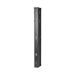 Organizador Vertical CableTek, Doble (Frontal y Posterior), Para Rack Abierto de 45 Unidades, 6 in de Ancho, Color Negro