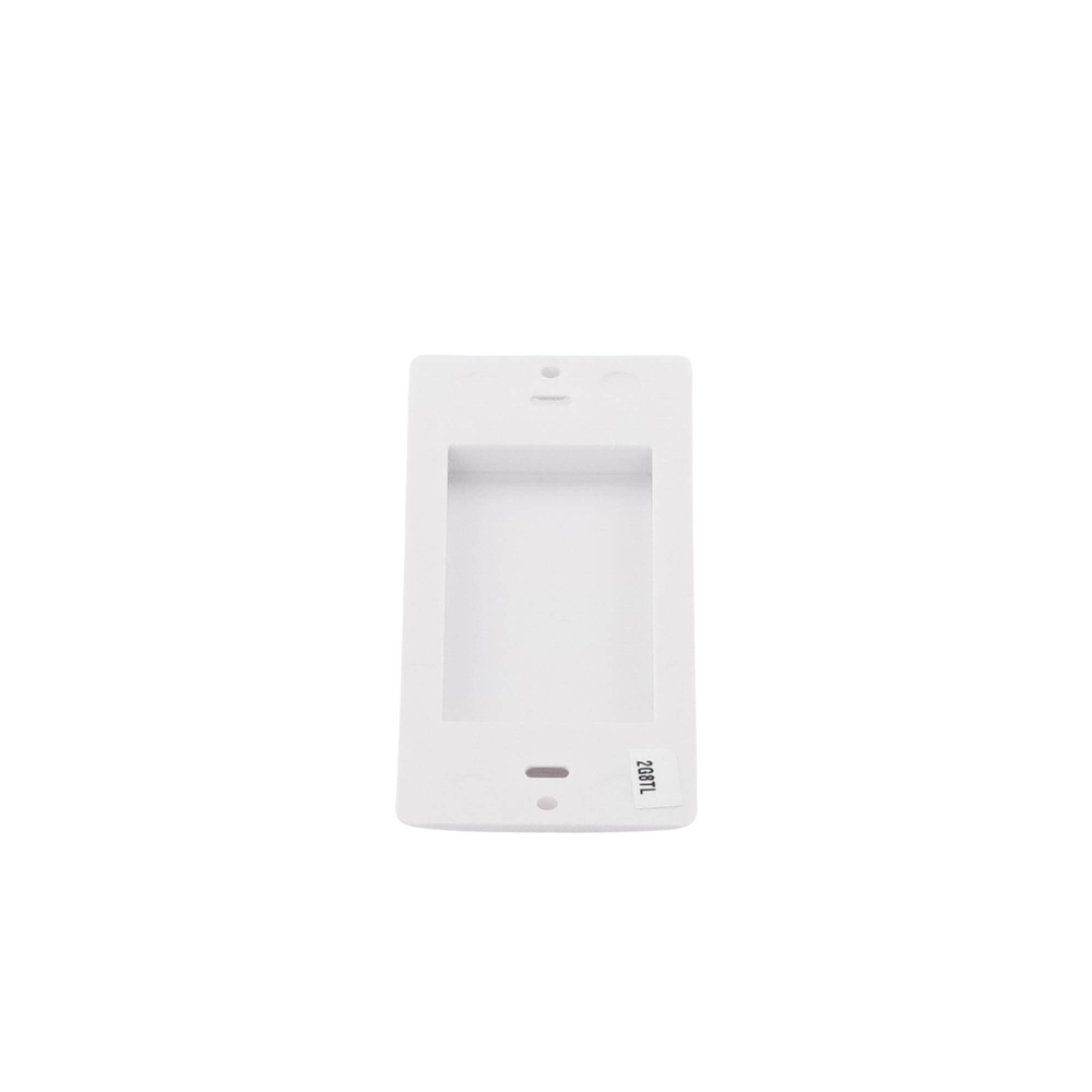 Placa ciega de pared color blanco