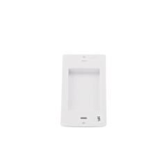 Placa ciega de pared color blanco