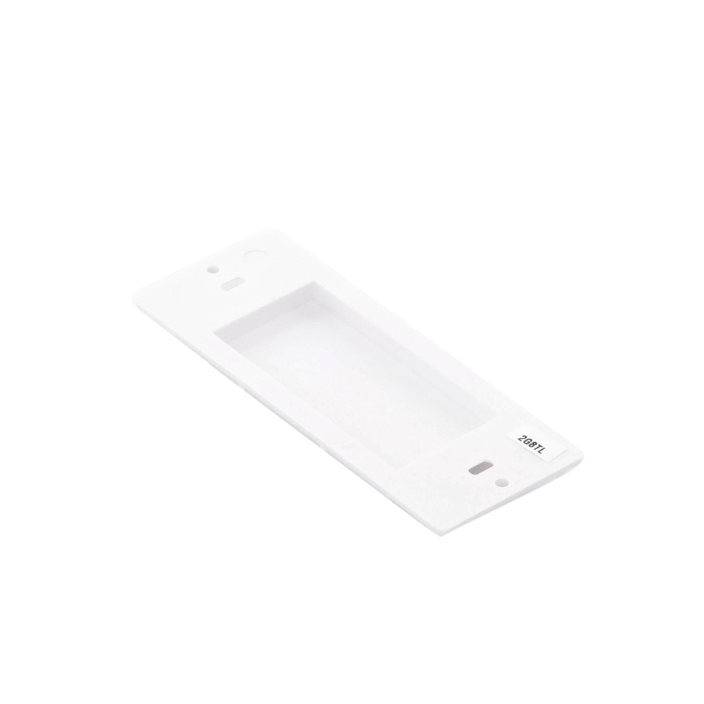 Placa ciega de pared color blanco