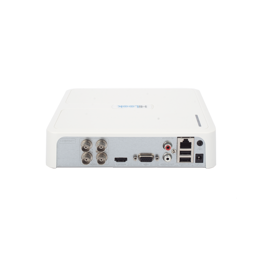 [Audio Bidireccional] DVR 4 Canales TurboHD + 1 Canal IP / 2 Megapixel (1080p) Lite / Acusense Lite (Busqueda Inteligente Personas Vehiculos) / 1 Bahia de Disco Duro / H.265+ / Salida de Vídeo Full HD