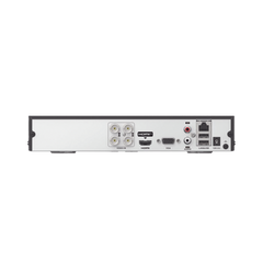 [Audio Bidireccional] DVR 4 Canales TurboHD + 1 Canal IP / 2 Megapixel (1080p) Lite / Acusense Lite (Evita Falsas Alarmas) / Audio por Coaxitron / 1 Bahia de Disco Duro / H.265+ / Salida de Vídeo Full HD