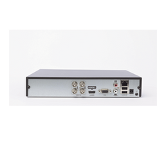 DVR  4 Canales TurboHD + 4 Canales IP / 8 Megapíxel (4K) / Audio por Coaxitron / ACUSENSE Lite / 1 Bahía de Disco Duro / H.265+ / Salida en Full HD